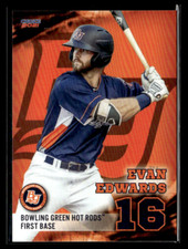 Evan Edwards 2021 Bowling Green Hot Rods Team Set