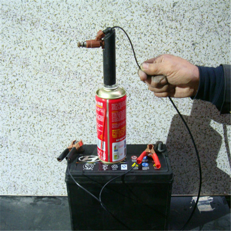 Fuel Injector Flush Cleaner Adapter Cleaning Tool DIY Kit Set Fit Car