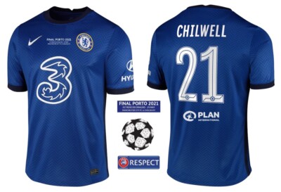 Chelsea FC Chilwell 21 ジャージ Trikot Nike FC Chelsea UCL Final Porto 2021 - Chilwell 21 I