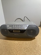 vintage sony radio cd tape player model CFD-S05 CD-R/RW playback works great