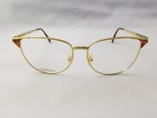 VINTAGE LAURA BIAGIOTTI V179 G42 GOLD BROWN TORTOISE OPTICAL FRAME MADE IN ITALY
