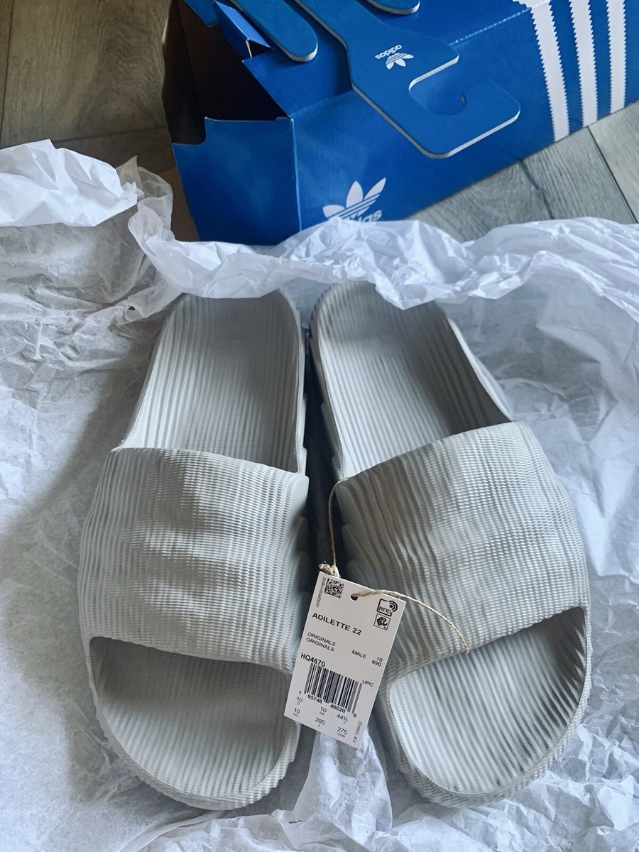 Adidas Adilette 22 Slides Sandals—Light Brown/ HQ4670 / US
