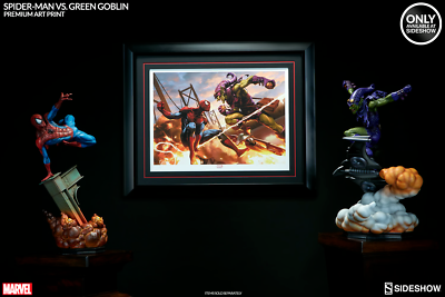 SIDESHOW MARVEL SIGNED Art Print 106/300 SPIDERMAN THE GREEN