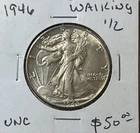1946 Walking Liberty Silver Half Dollar 50C NICE !! #RH2