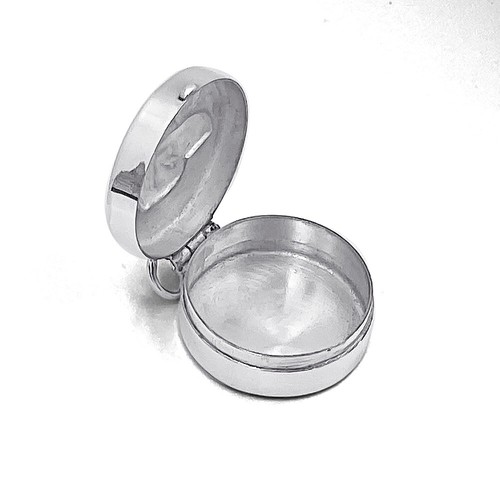 Hund Schnupftabakbox Pillendose Anhänger Vintage Stil Massiv Sterlingsilber 925 - Bild 2 von 5
