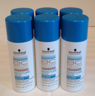 SCHWARZKOPF BC Bonacure Moisture Kick Cleansing  Conditioner 1.7 oz  Lot Of 6
