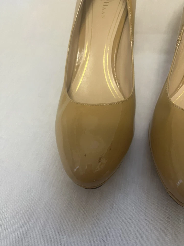 Zapatos de tacón de plataforma NIKEAIR de charol nude/beige COLE HAAN 8B Foto 2 de 4