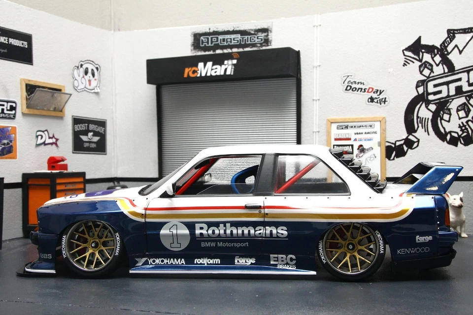RC Body Car Drift 1:10 BMW 3 E 30 Coupe E30 widebody APlastics New Shell Kit - Image 2 of 4