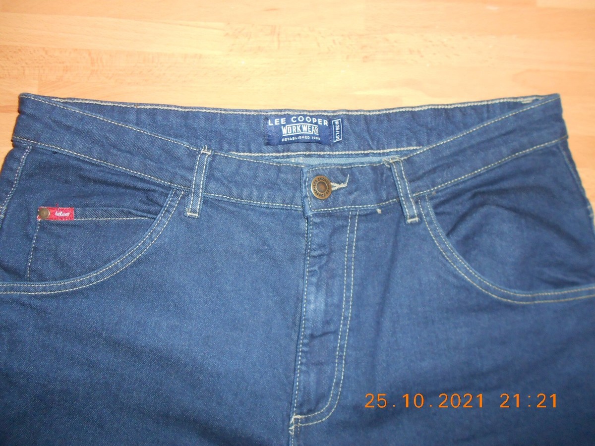 Lee Cooper Denim Carpenter Jeans, Stretch, Blue, W36 L31 UK