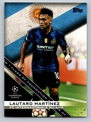 2021-2022 Topps UCL Flagship - Flags of Foundation FF-19 Lautaro Martínez 