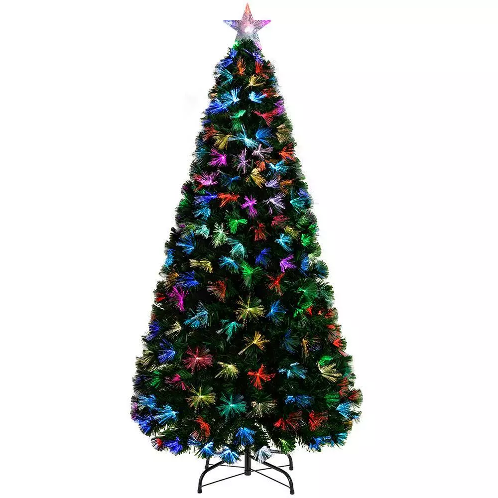 Pre lit on sale rainbow christmas tree