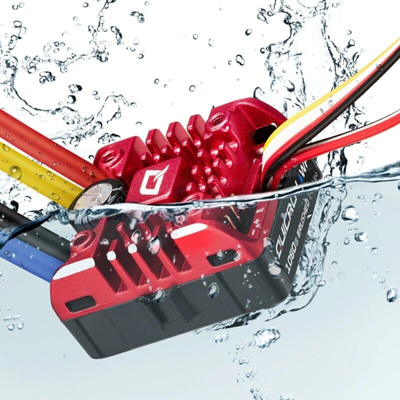 Hobbywing HWI30120202 QuicRun Waterproof 1080 G2 Brushed Crawling ESC (2-3S)