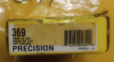 Precision NOS Universal Joint 369 Missing 2 Cups Incomplete S-2034