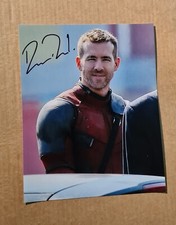 Deadpool Signed 'Ryan Reynolds' 8 x 10