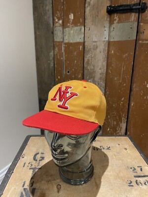 Hiphop Fashion New York Baseball Cap gelb Mütze Herren Größe 56 cm verstellbar