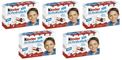 Ferrero Germany 5 X Kinder Chocolate 5 Boxes 5x24 120 Pcs