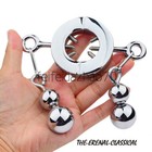 Chastity Device Scrotum Clamp Ring Testicle Ball Stretcher CBT Male Ball Crusher