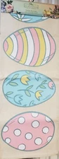 1 Fabric Printed Table Runner (14"x72") EASTER, MULTICOLOR EGGS, PBS
