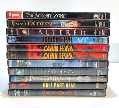 HORROR MOVIE DVD LOT 11 Movies Video SEE PHOTOS FOR TITLES | eBay