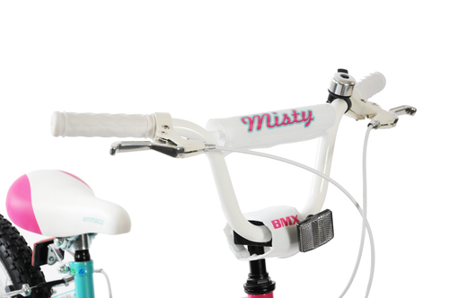 Ammaco Misty 16" Wheel Kids Childs Girls BMX Pink & Blue Bike Bicycle Age 5 + - Picture 3 of 8