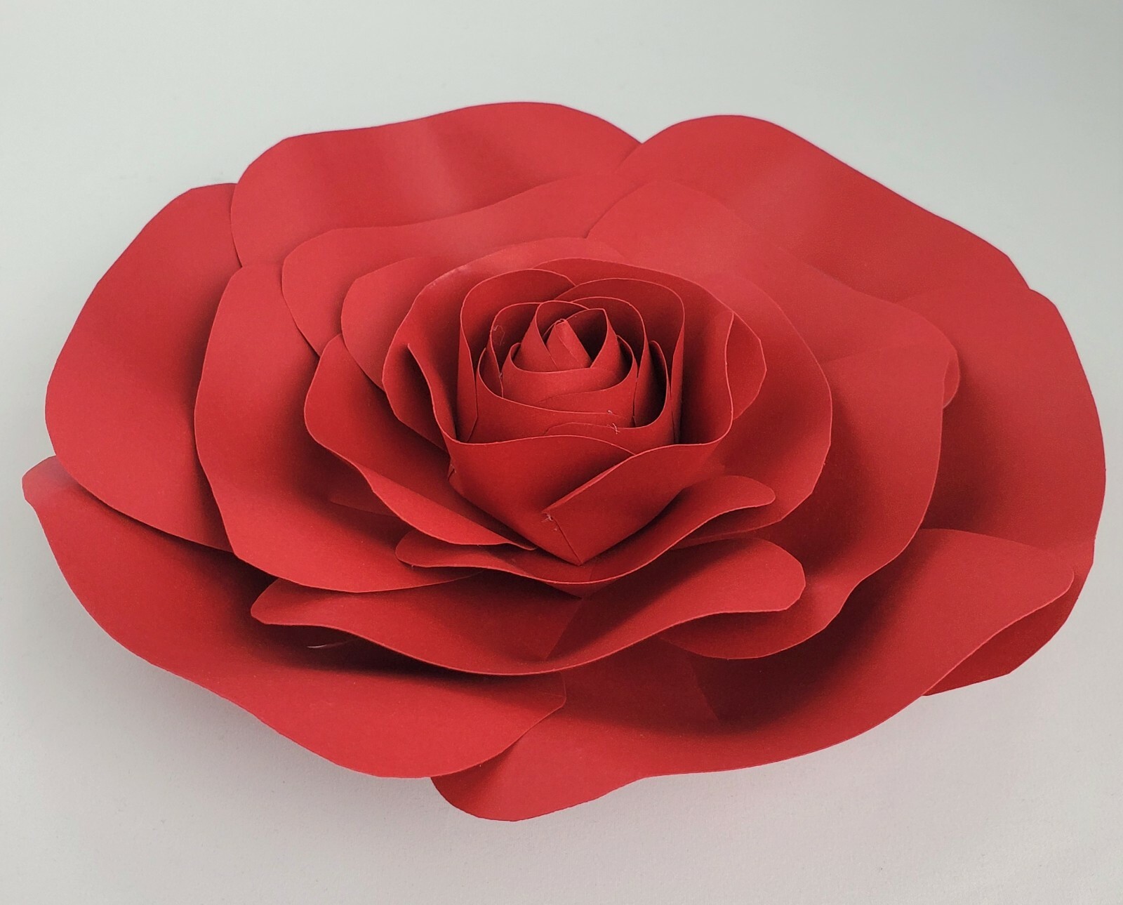 Decor in The Box -Handmade Paper Flower, Fully Assembled, 3 Sizes, Dark Red