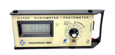 International Lights IL1350 RADIOMETER/ PHOTOMETER USED.