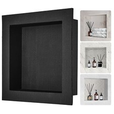 Shower Niche Ready for Tile 16x16" Single Shelf Organizer Square Corners Niche