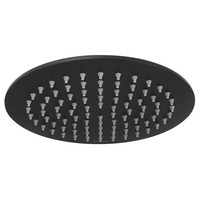 Welfenstein Kopfbrause Edelstahl 20Cm Regendusche Schwarz Matt Duschkopf ER20-PA