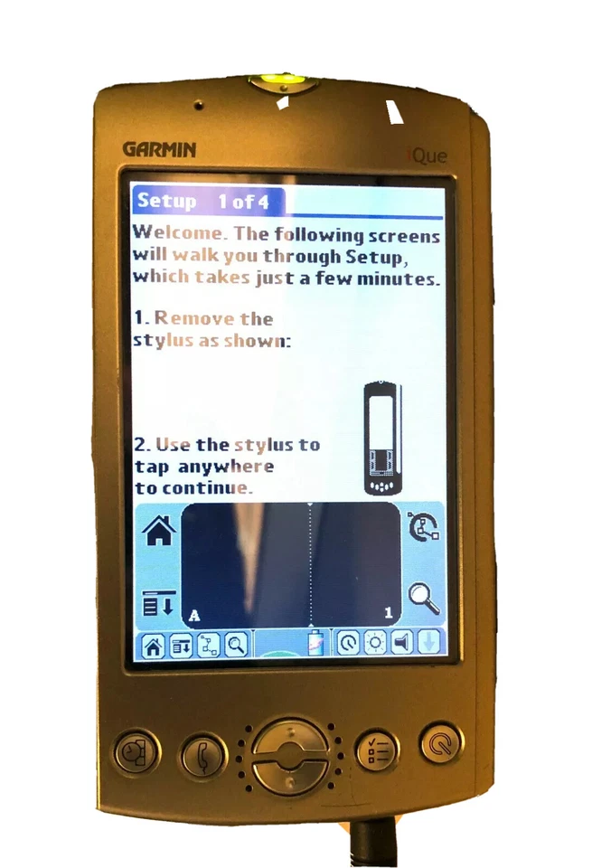 Garmin iQue 3600 Handheld GPS PALM PDA w/Car Kit & Cradle, Antenna + EXTRAS - Image 2 of 4