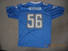San Diego Chargers Football Jersey Shawne Merriman Youth Xl Reebok    Lights Out