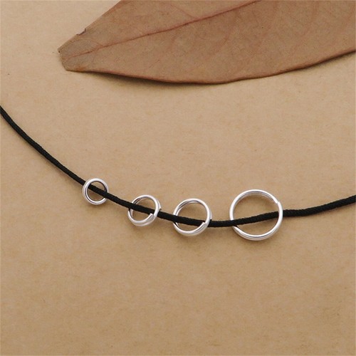 5PCS 925 Sterling Silver Double Split Jump Rings 4-8mm Jewellery Making Findings - Picture 5 of 10