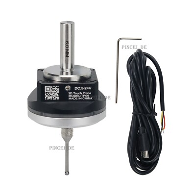 6mm-NC V6 3D Edge Finder Touch Probe CNC Probe Compatible with MACH3 and GRBL