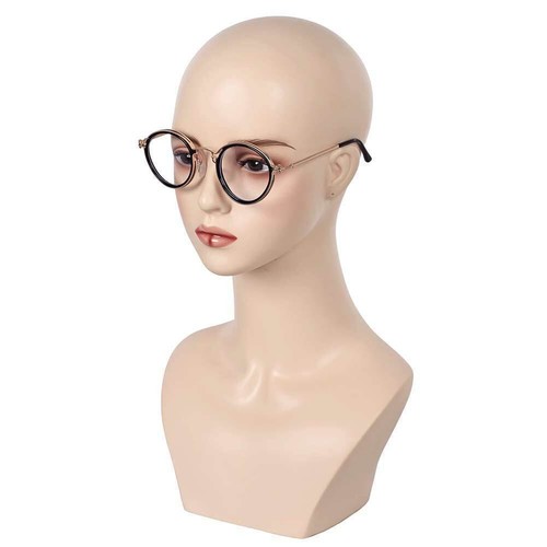 Wicked Elphaba Round Clear Lens Glasses Wizard Hippie Frame Novelty Fancy Dress - Picture 4 of 11