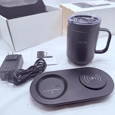 VFZO 16Oz Temperature Control Smart Mug, Self Heating Coffee Mug LED Display