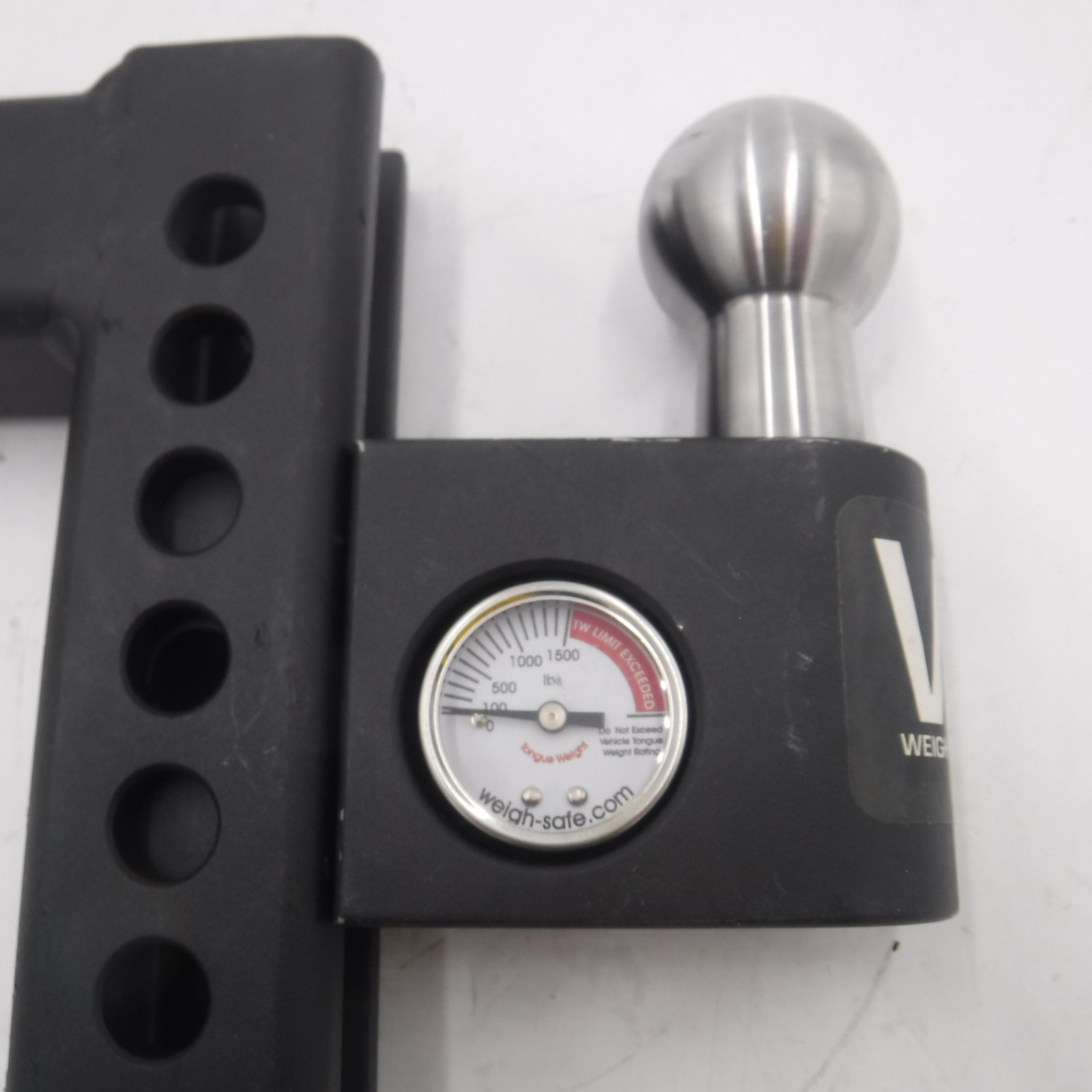 SEE DESCWeigh Safe Aero Hitch AWS6-2-KA 2" Shaft 12500Lbs 1500Lbs Tongue 6" Drop