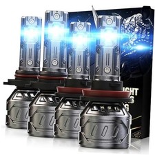 9005 H11 Fog Lights Bulbs, HB3 H9 Light Bulb Cool Fan Fog Bulb or Off 9005 H11