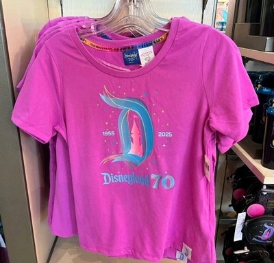 Disneyland Resort 70th Anniversary Purple T Shirt 2025 Mickey Mouse - M