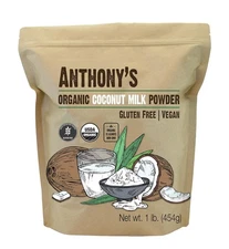 Anthony's Organic Coconut Milk Powder, 1 lb, Gluten 16 Ounce (Pack of 1) 