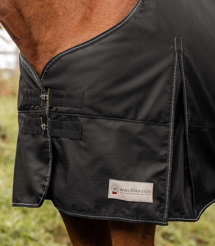 Waldhausen Schwarz 155 cm Outdoordecke 50g Nordic Weidedecke - Bild 2 von 3