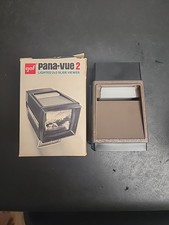 Vintage GAF Pana-Vue Lighted 2x2 Slide Viewer with Original Box Battery Operated