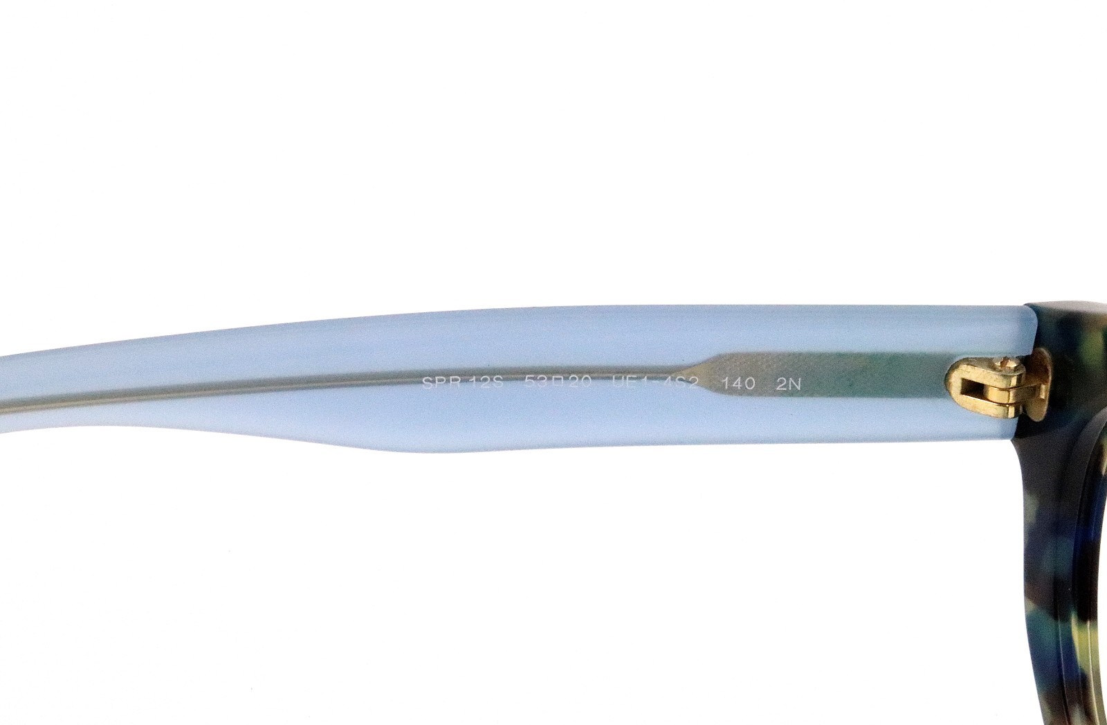 PRADA SPR12S UE1-4S2 53mm Tortoise Opal Eyeglasses Sunglasses Frame Only Italy thumbnail 5