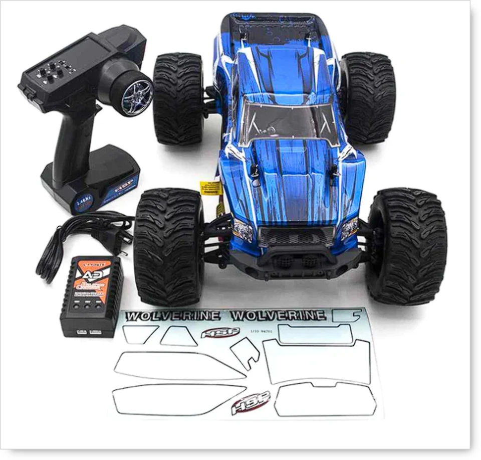 HSP 94701 PRO Brushless Electric 1/10 RC Monster Truck 4WD Off-Road RTR - Image 3 of 4