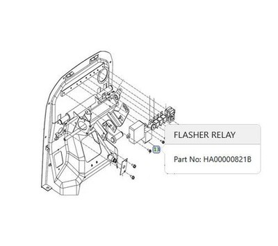 GENUINE Flasher Relay Unit for TYM Branson 3100h