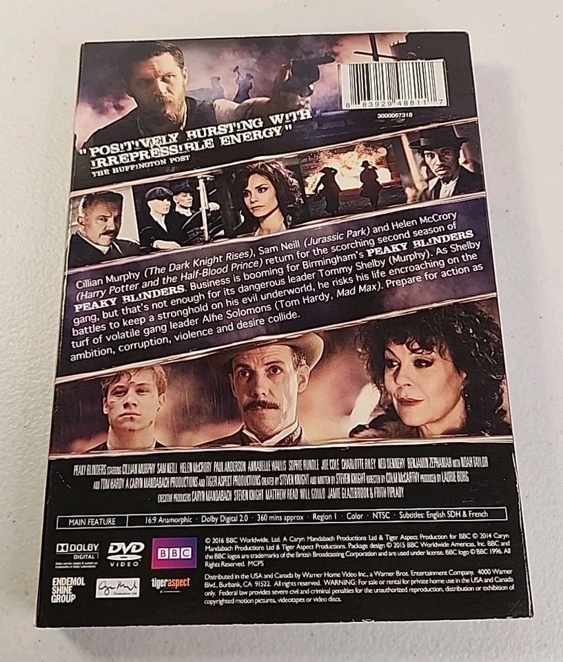 Peaky Blinders: Series Two (DVD, 2014) - Image 2 of 4