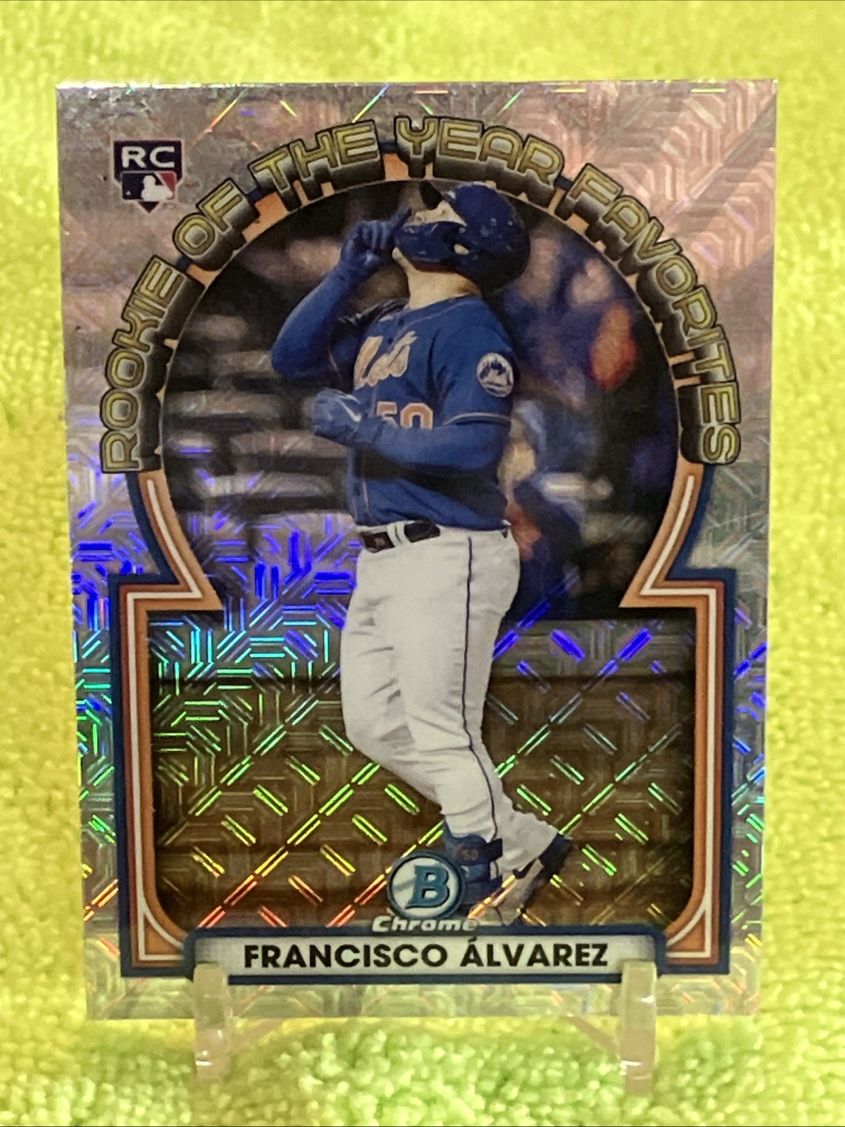 Francisco Alvarez 2023 Bowman #ROYF-2 Rookie Of The Year Favorite MOJO REFRACTOR