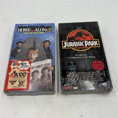 New Sealed Home Alone 2: Lost in New York & Jurassic Park Sealed New