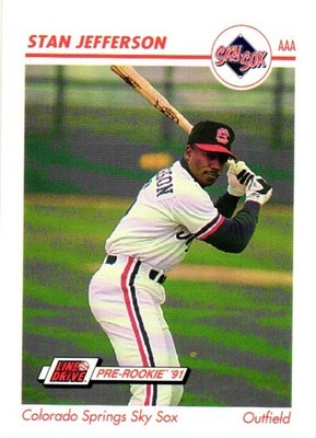 1991 Line Drive Pre-Rookie - AAA Stan Jefferson #84.