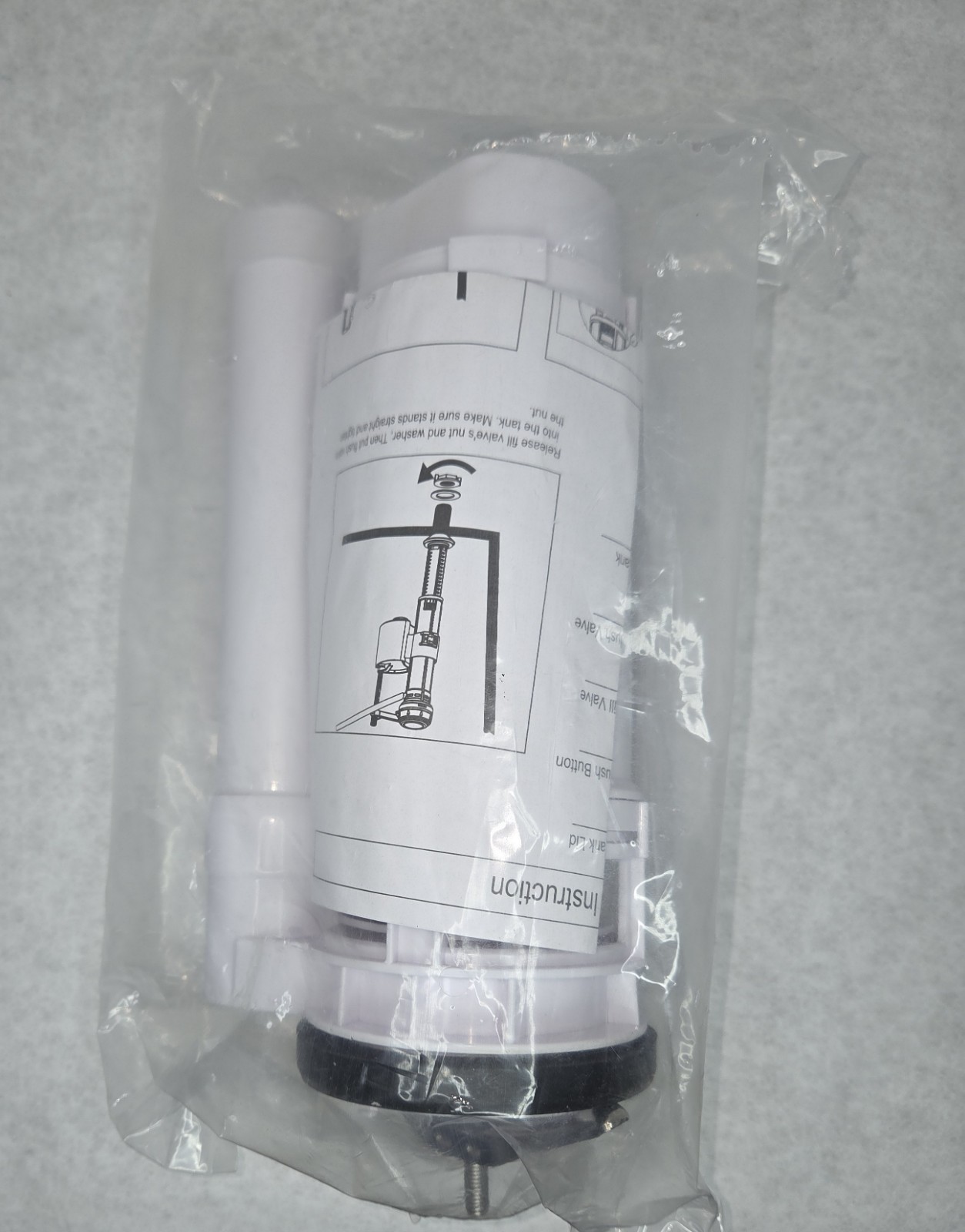 T Tulead Toilet Flush Valve Dual Flush Valve Toilet Repair Kit Toilet Tank Parts