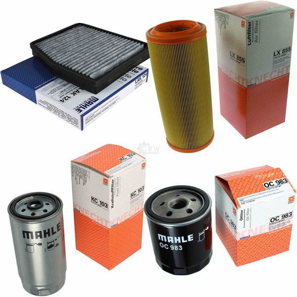 Mahle Kraftstofffilter Kc 103 Innenraum Lak 124 Luft Lx 855 ÖLfilter Oc 983-image