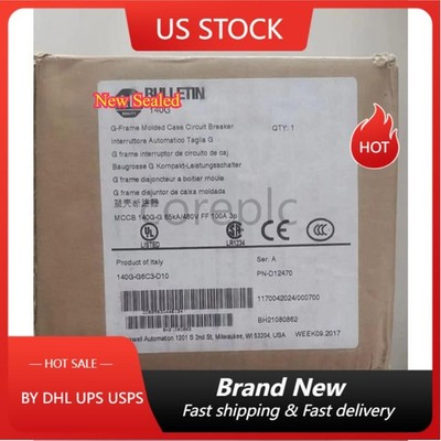 New Sealed 140G-G6C3-D10 140G 125A G-Frame Molded Case Circuit US Free Tax
